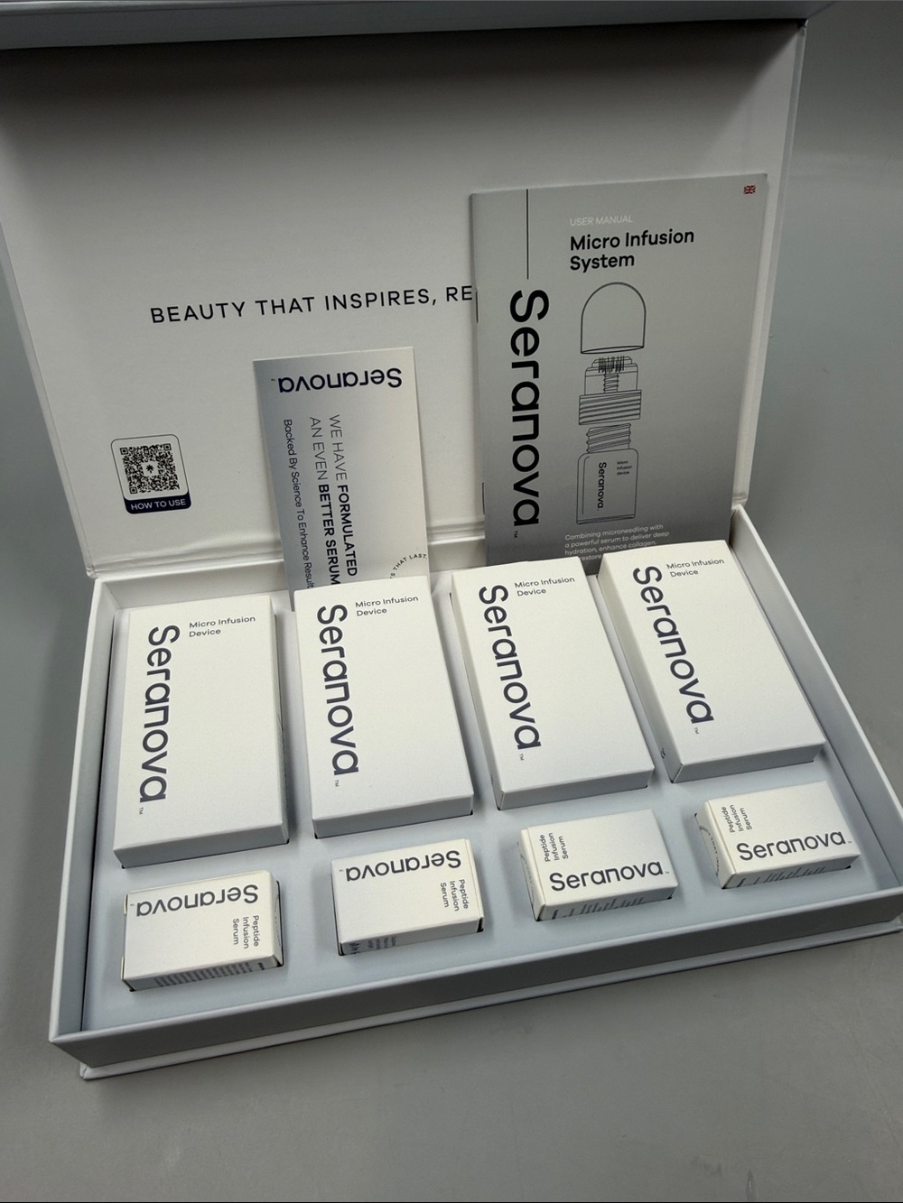 Seranova Microneedling Infusion Kit Anti Aging 2 Month Supply Exp 2029